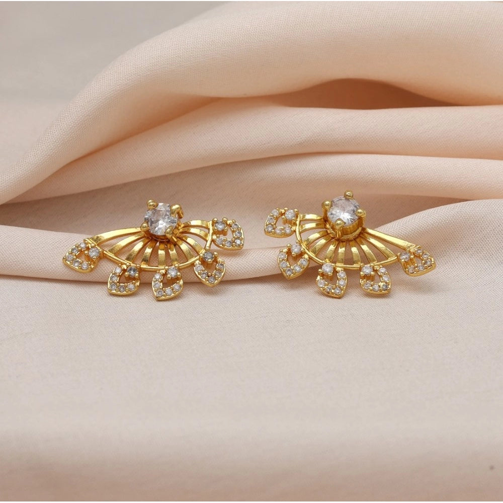Women's Gold Color Antique Gold Plated Earrings