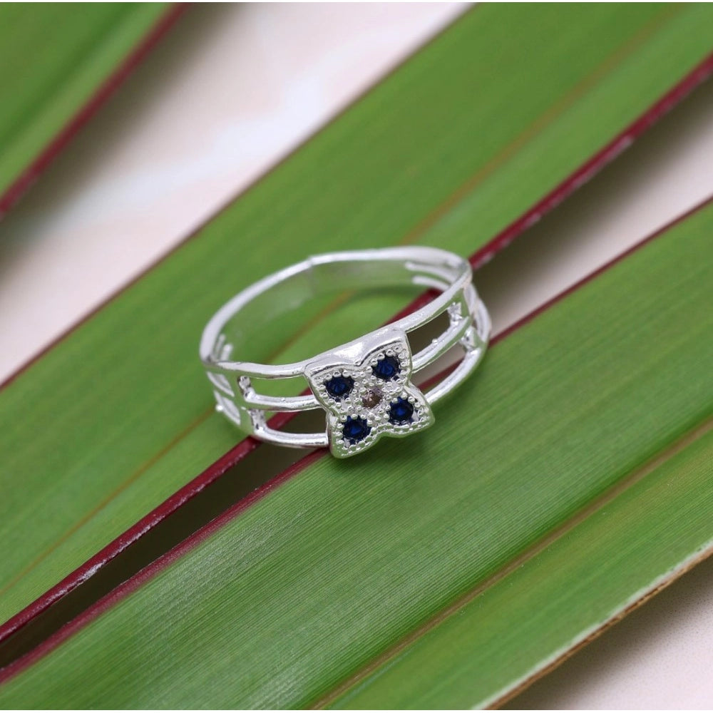 Women's Multi Color Assorted Design Adjustable Toe Rings Combo Of 3 Pairs