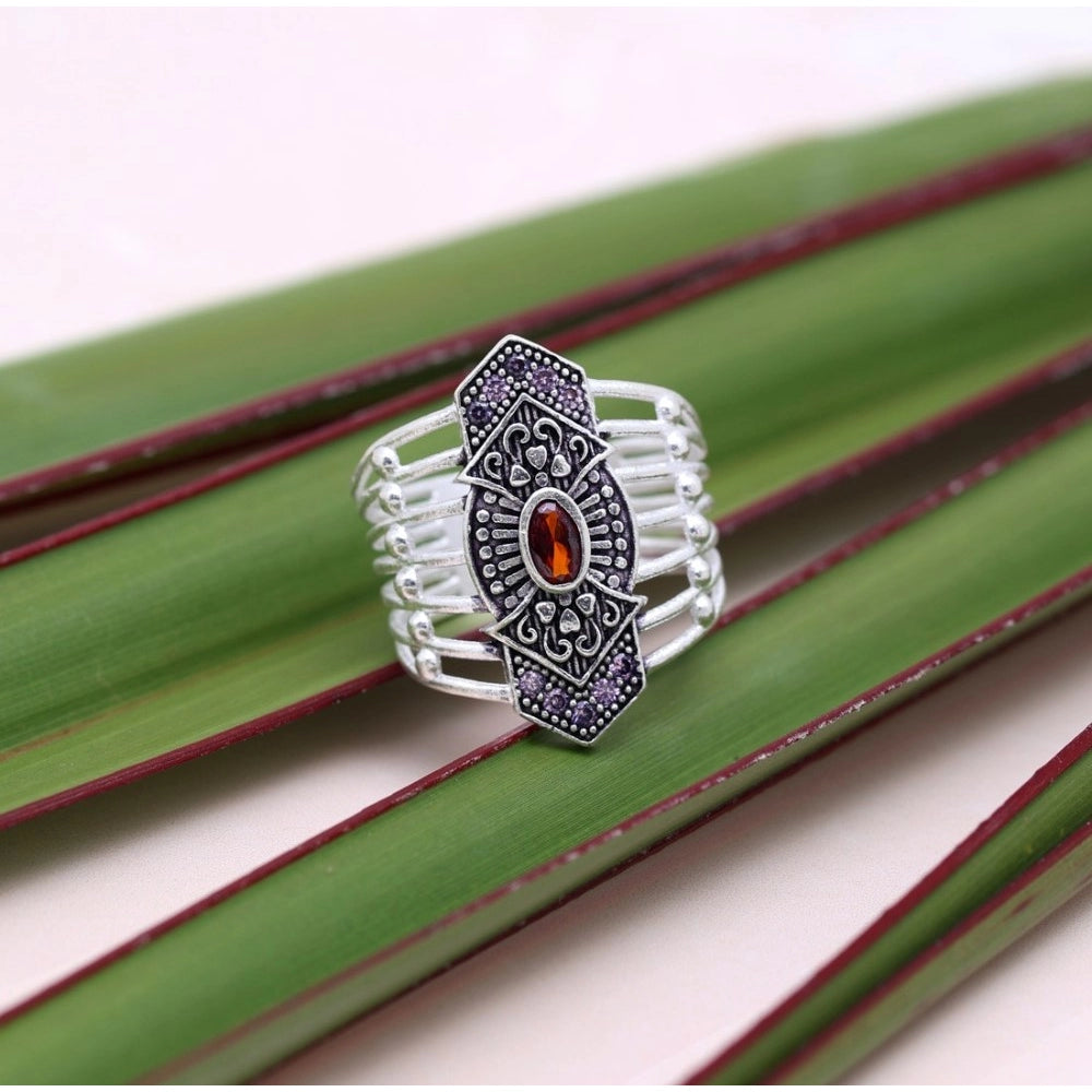 Women's Multi Color Assorted Design Adjustable Toe Rings Combo Of 2 Pairs