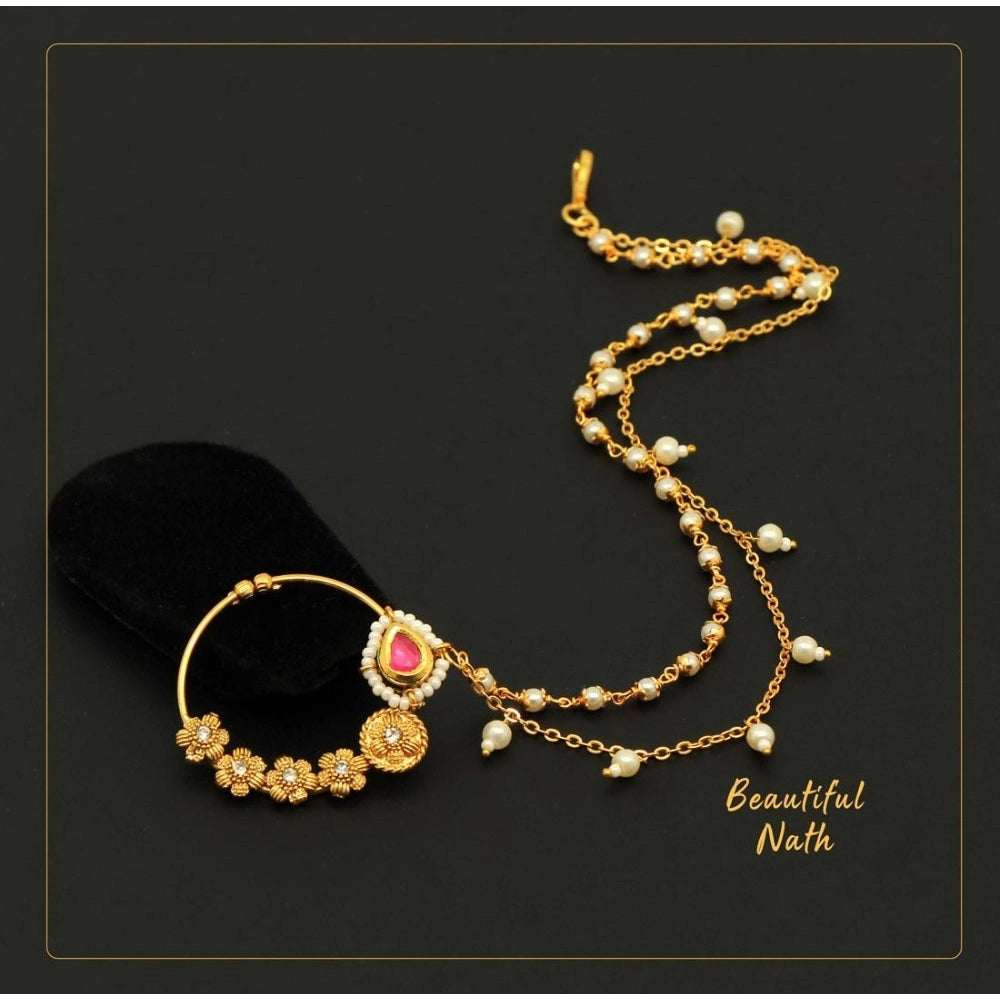 Women's Rani Color Nose Nath