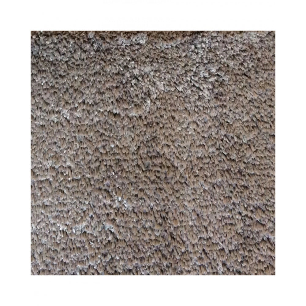 Solid Polyester Bathmat (Dark Grey)