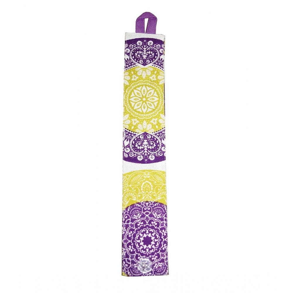 Cotton Printed Curtains (Multicolor, Size: 54x90 In)