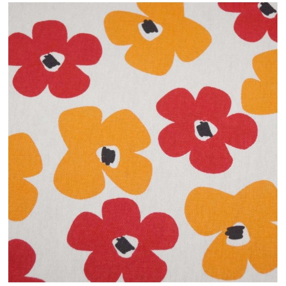 Cotton Printed Curtains (Multicolor, Size: 54x90 In)