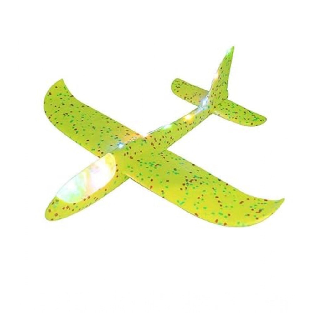 Plastic 3D Throw Foam Plane Aeroplane Gliders, Flying Aircraft Pack Of 1 (Multicolor )