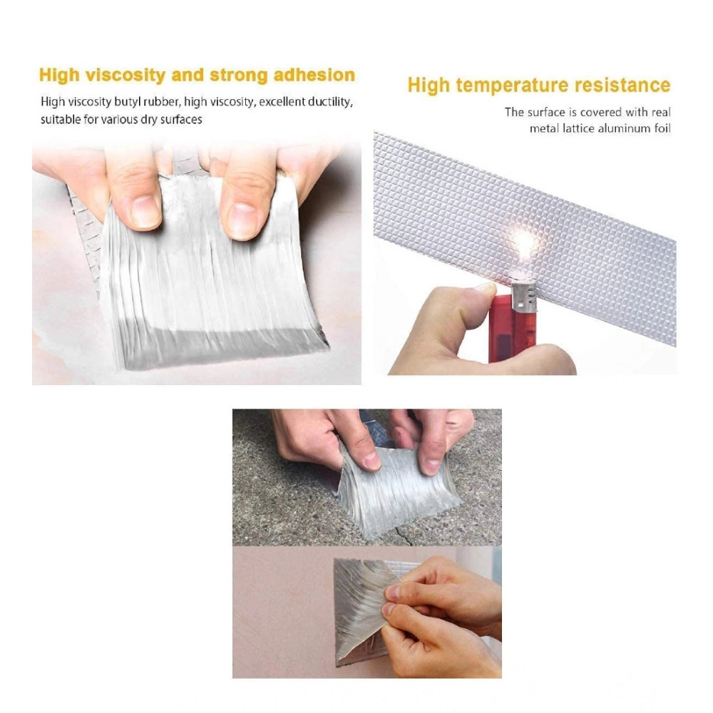Aluminium, Rubber Waterproof Permanent Repair Aluminum (Silver)