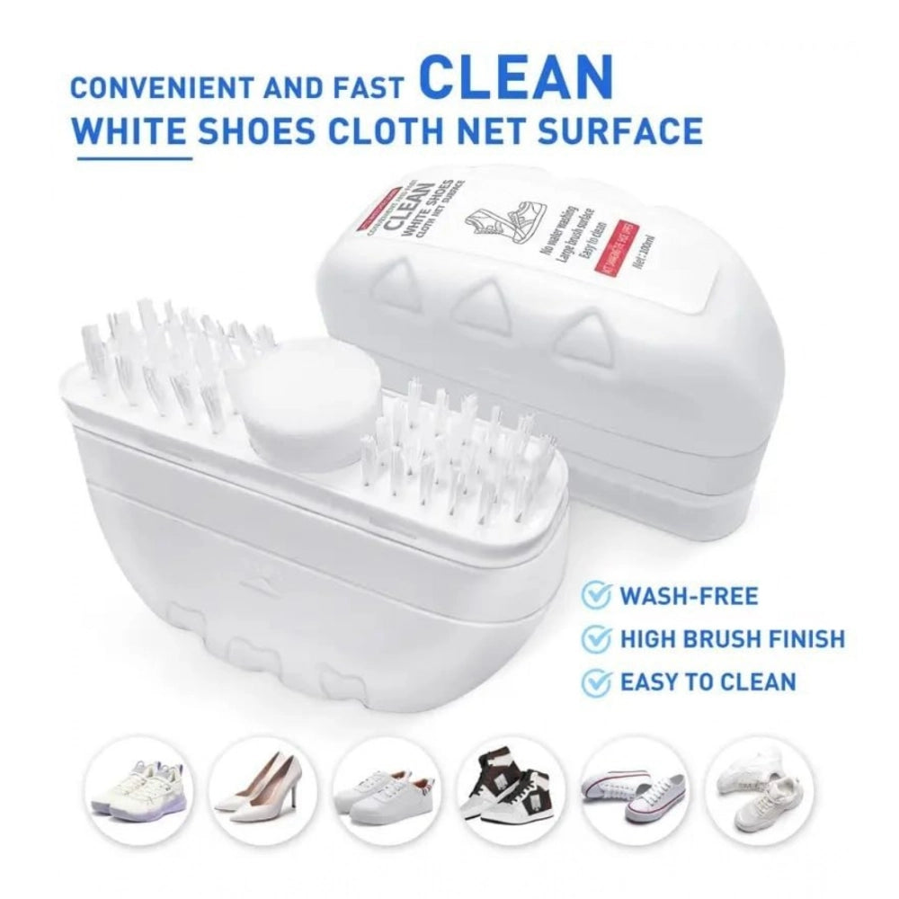 Plastic 2-In-1 Shoe Cleaner Brush