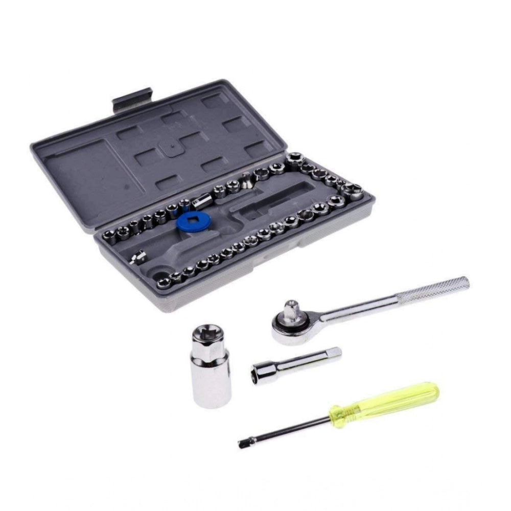 Carbon Steel 40 Pcs Tool Kit Set for Automobile Repair