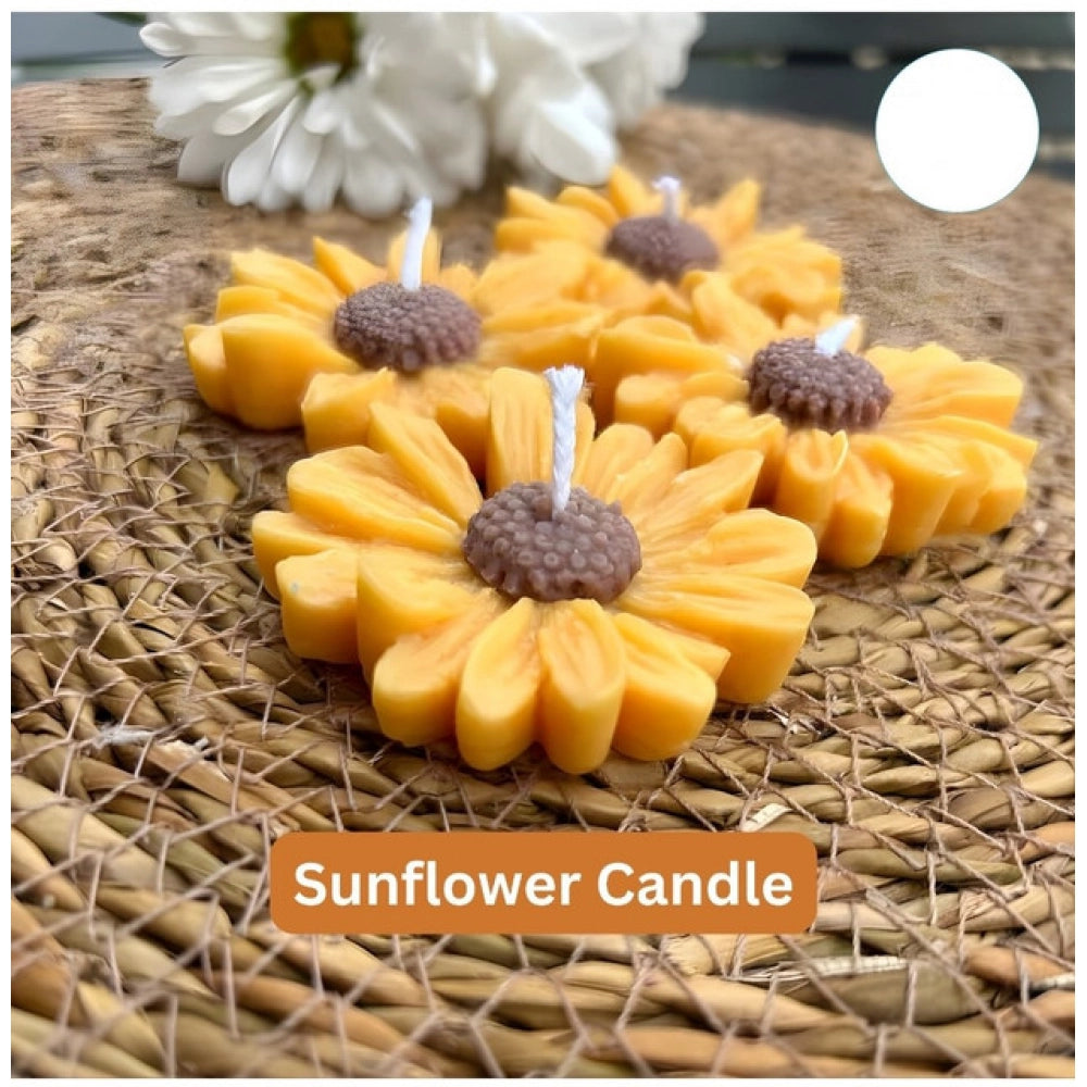 Soya Wax Daisy Floating Candles (6 Pieces)