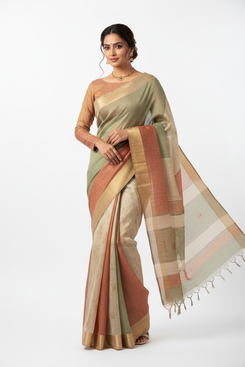 Linen Sarees