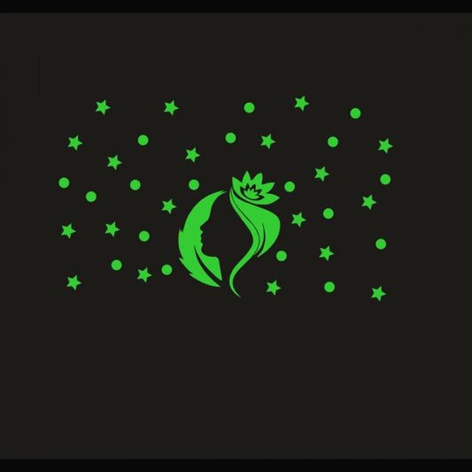 Green Decorative Radium Wall Sticker