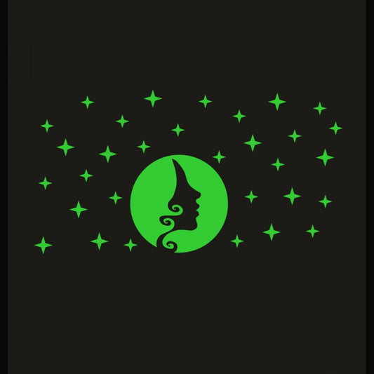 Green Radium Sticke Wall Sticker