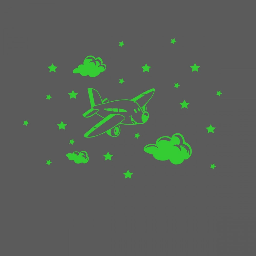 Green Kids Room Decor Radium Wall Sticker