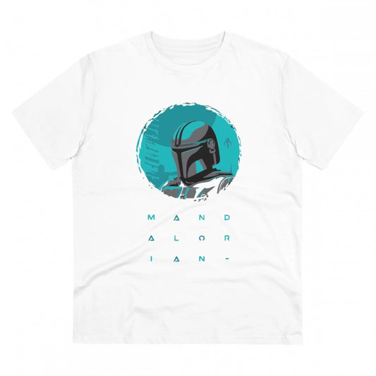 Men's PC Cotton Star Wars Printed T Shirt (Color: White, Thread Count: 180GSM)