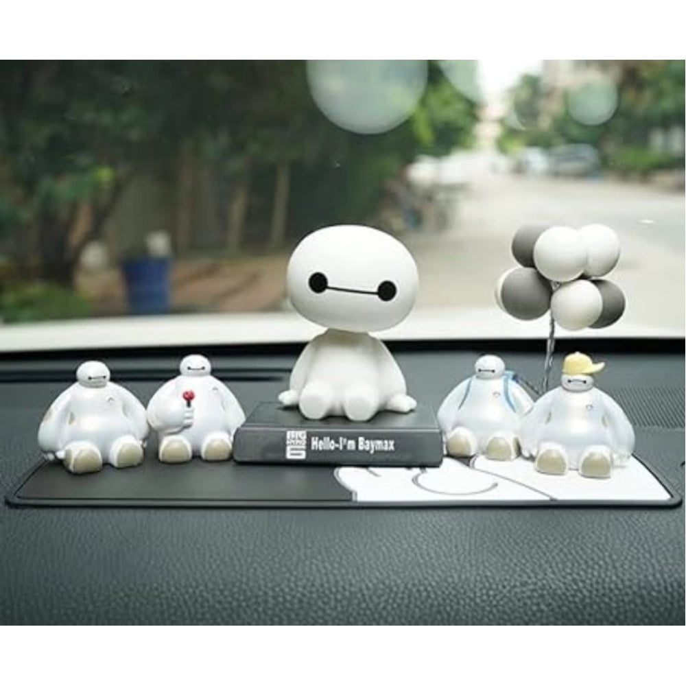 Shaking Head Toy Creative Car Interior Dashboard (White)