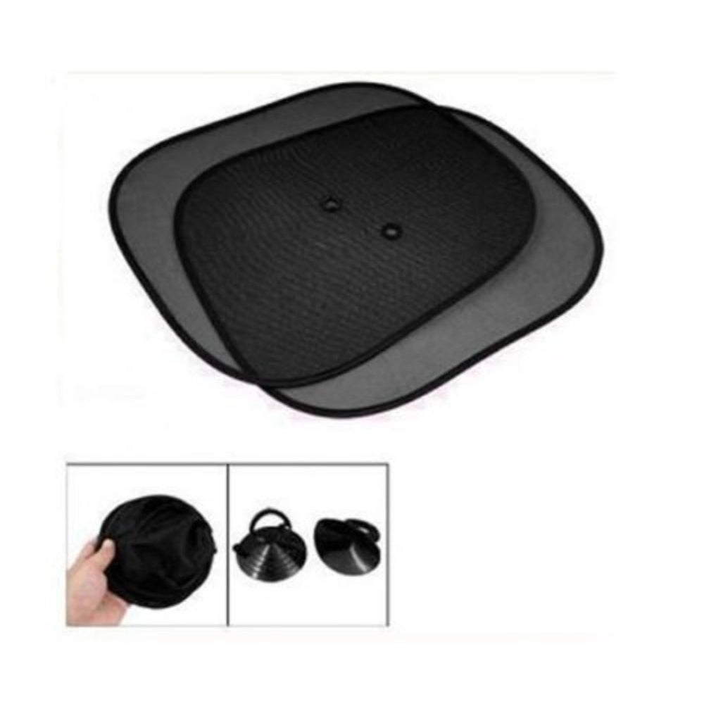 Generic Pack Of 4 Side Window Sun Shade For Universal For Car (Black)
