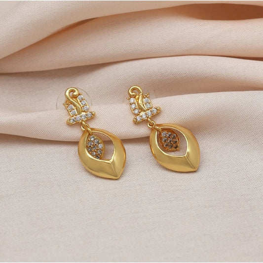 Women's Gold Color Antique Gold Plated Earrings
