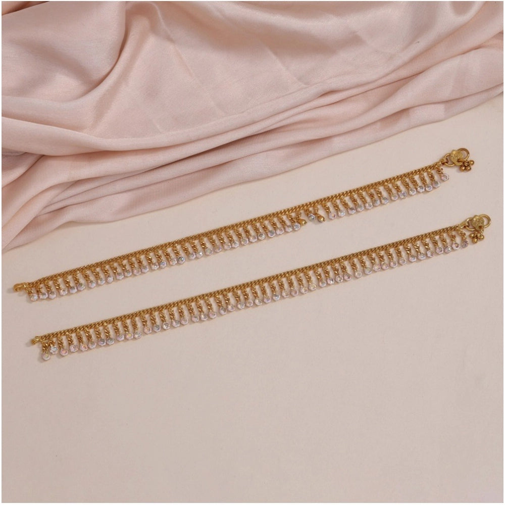 Women's Rainblow Color Anklets (Free Size: Upto 10")