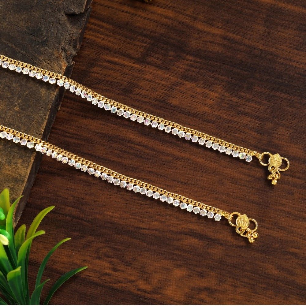 Women's Rainbow Color Anklets (Free Size: Upto 10")