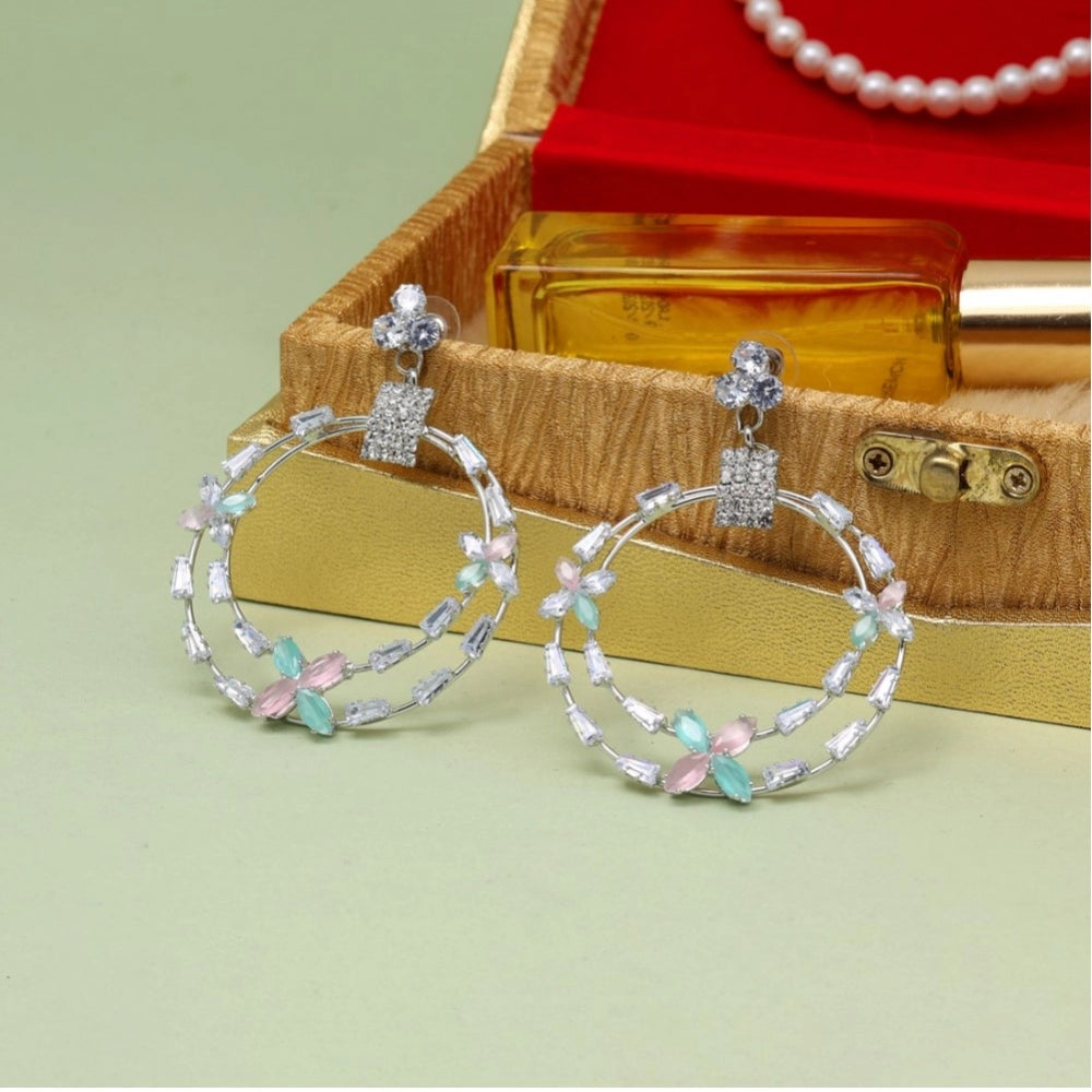 Women's Multi Color Stone Earrings
