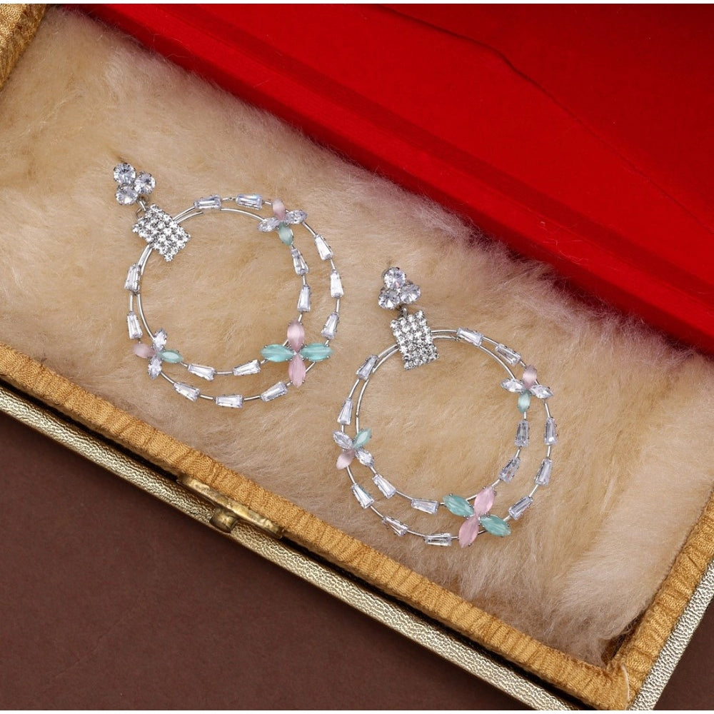 Women's Multi Color Stone Earrings
