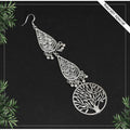 Generic Women's Silver Color Oxidised Maang Tikka