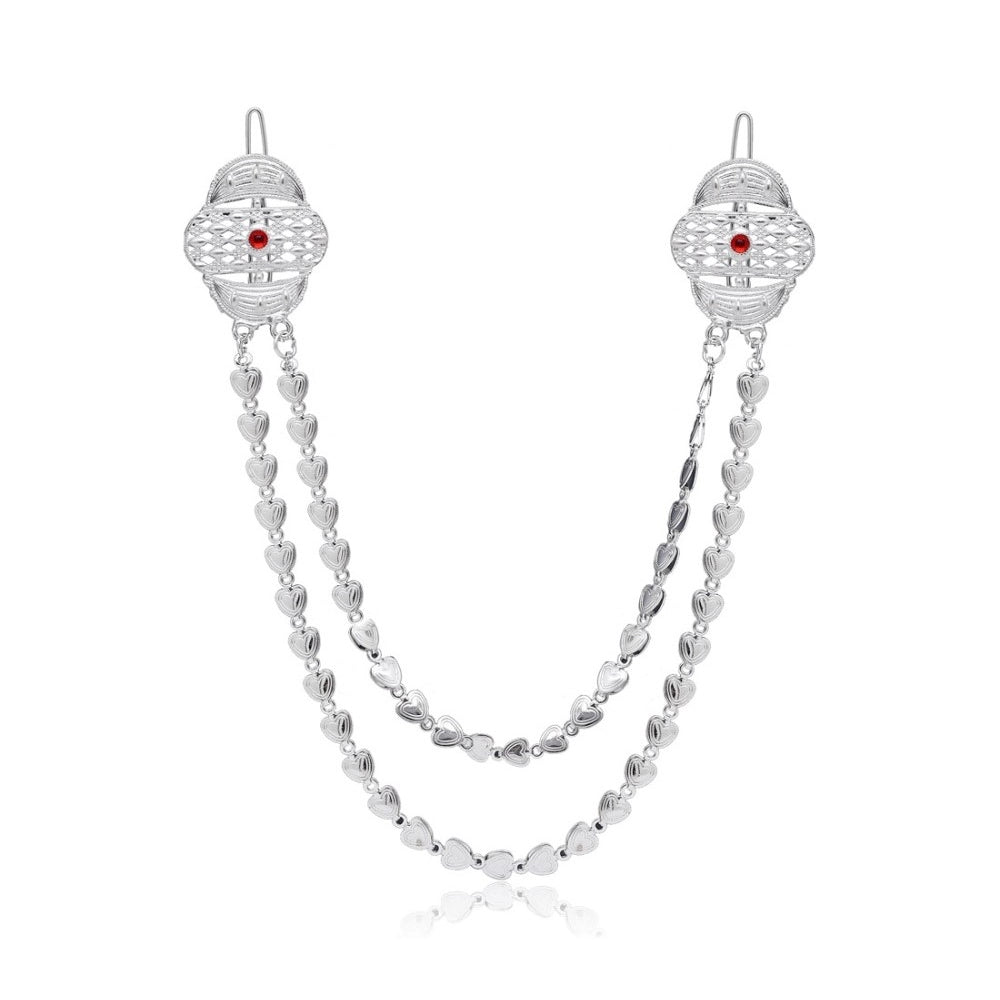Women's Silver Color Hair Pin / Juda Pin
