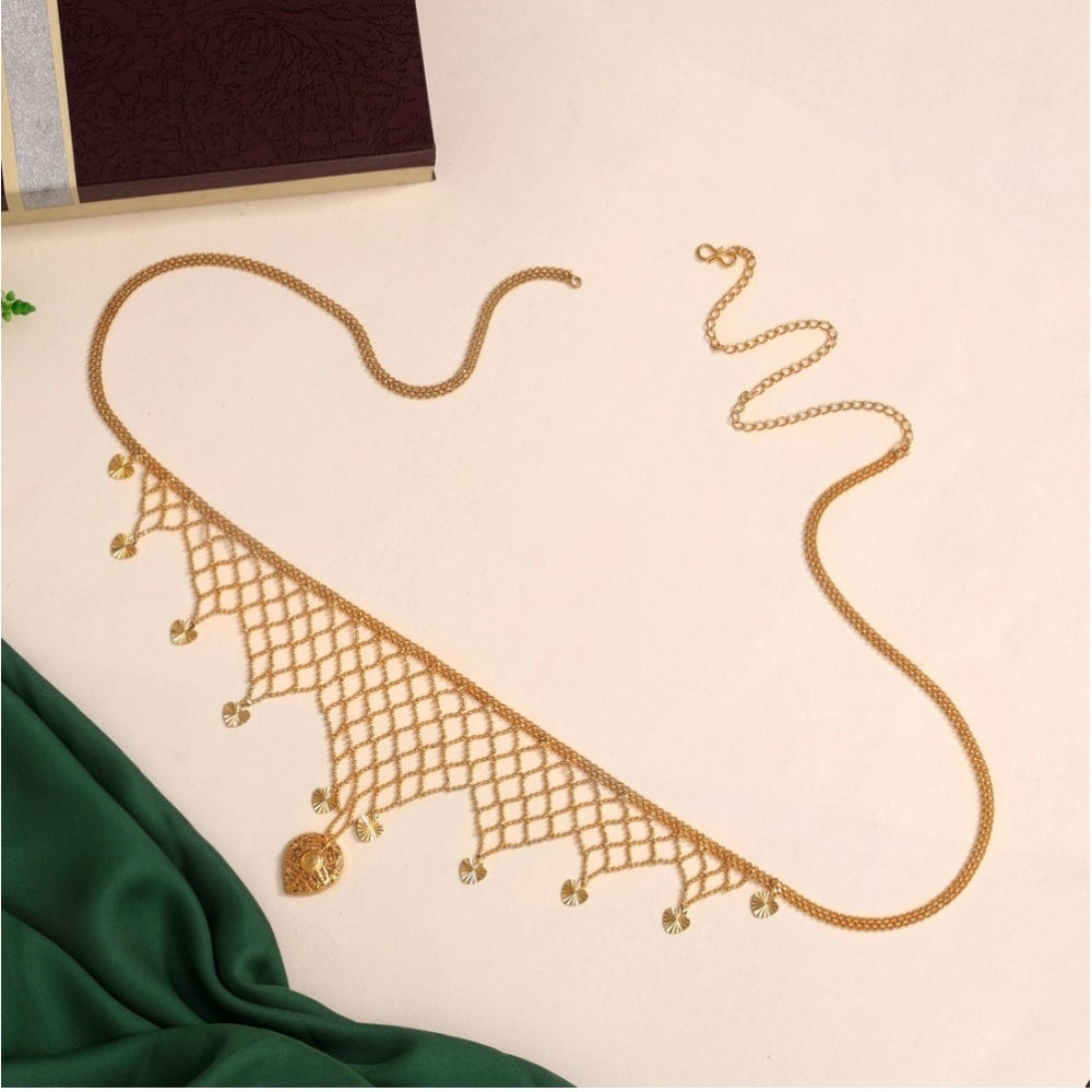 Women's Gold Plated Kamarband Waist Belt For Women//Girls Adjustable Chain