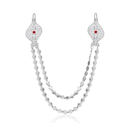 Women's Silver Color Hair Pin / Juda Pin