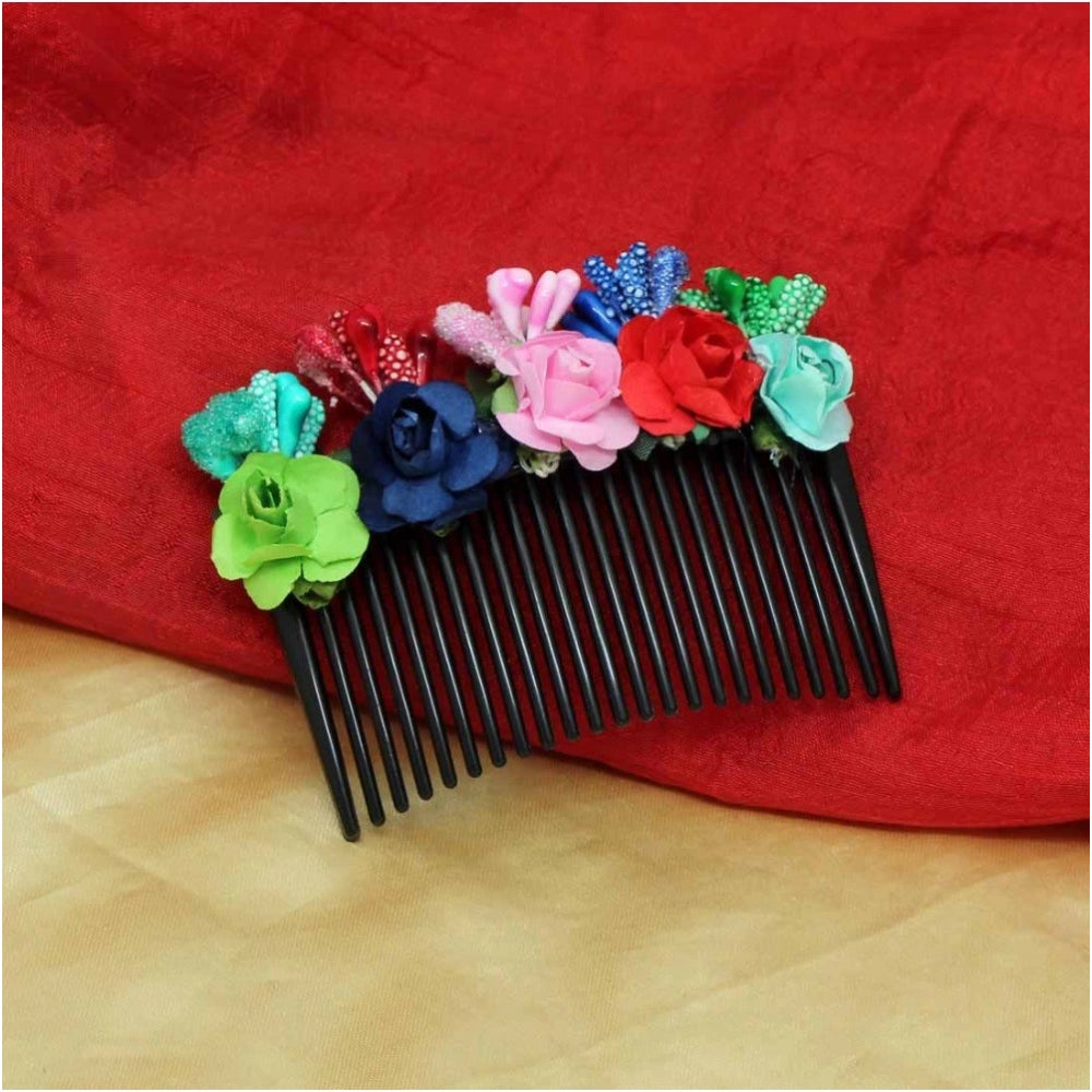 Women's Multi Color Hair Comb Pin