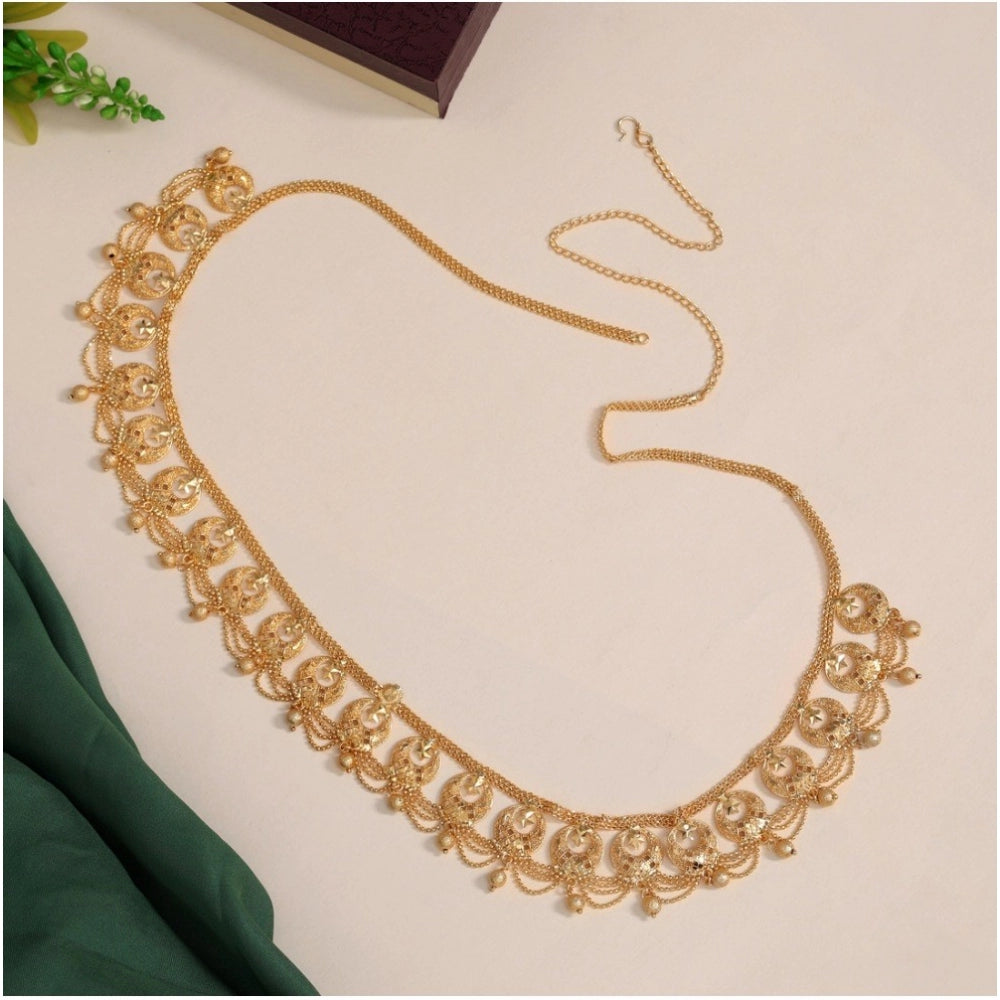 Women's Gold Plated Kamarband Waist Belt For Women//Girls Adjustable Chain