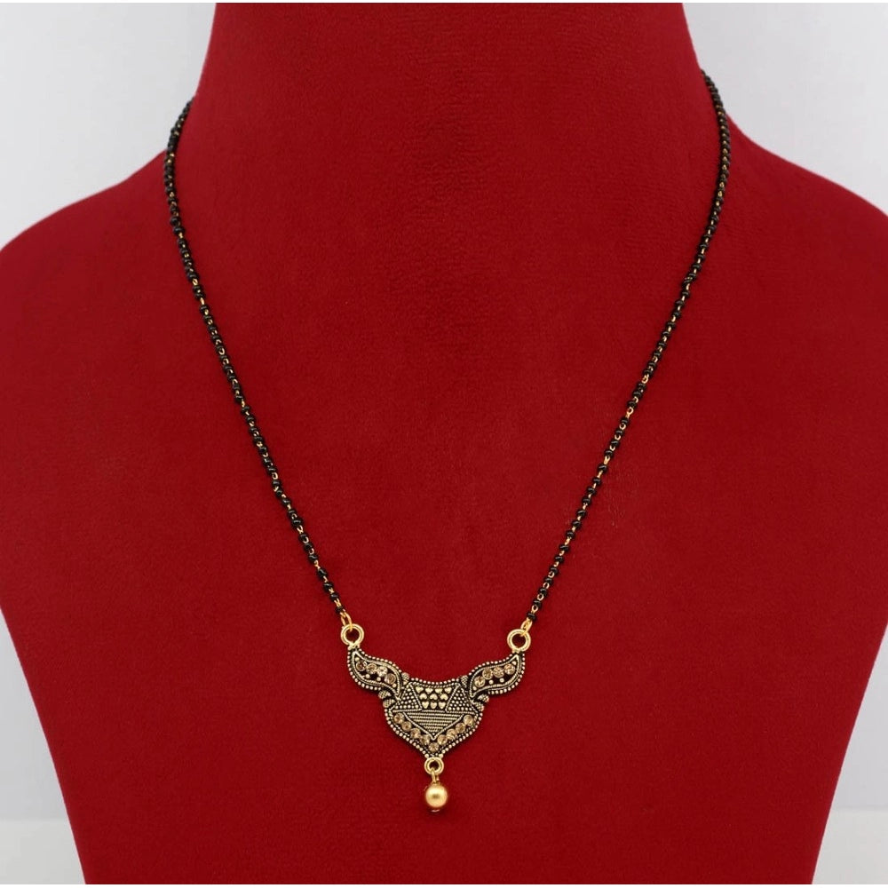 Women's Gold Color 5 Piece Of Mangalsutra Combo