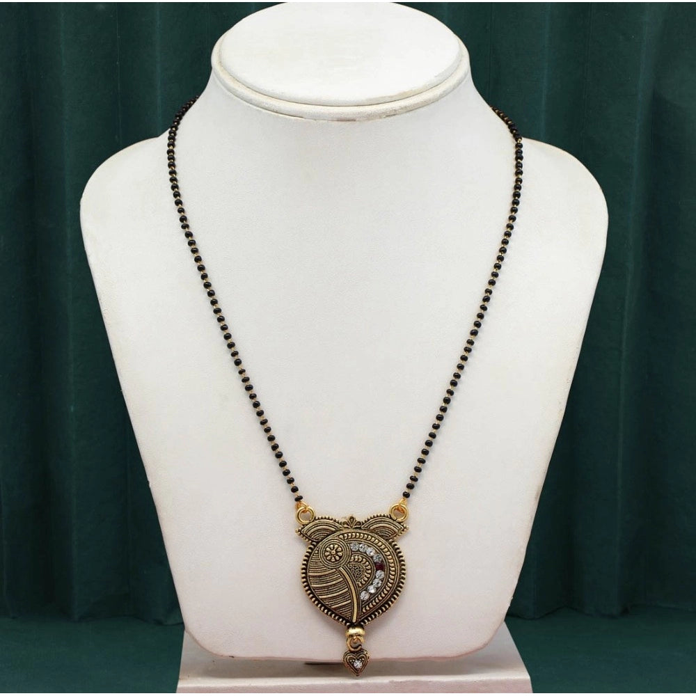 Women's Gold Color 5 Piece Of Mangalsutra Combo