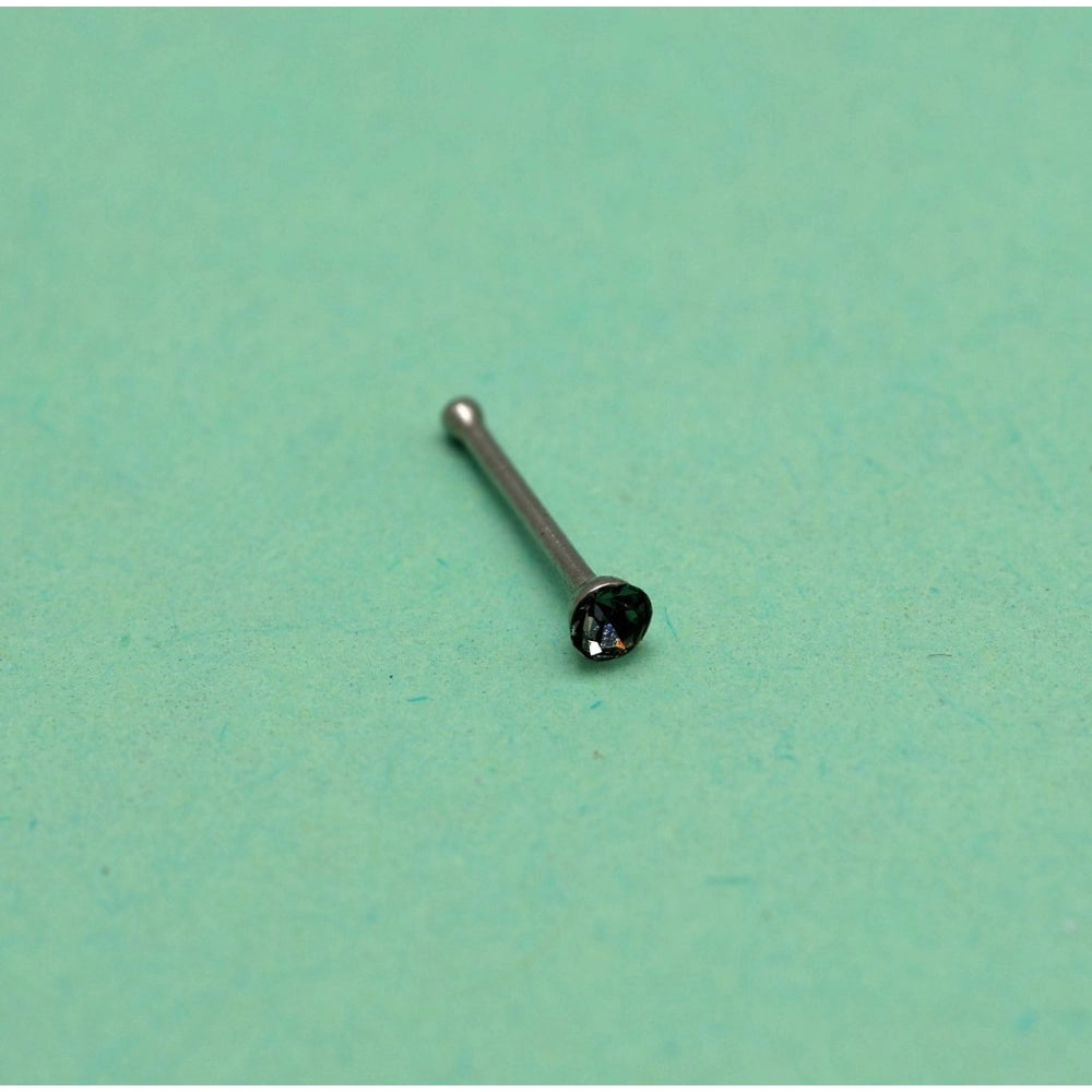 Women's Black Color Nose Pin Combo Of Aprox 40 Pieces
