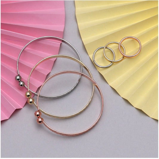 Women's Multi Color 3 Pieces Adjustable Bracelets &amp; Rings
