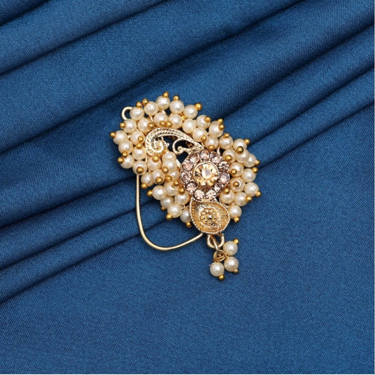 Women's Gold Color Nose Pin