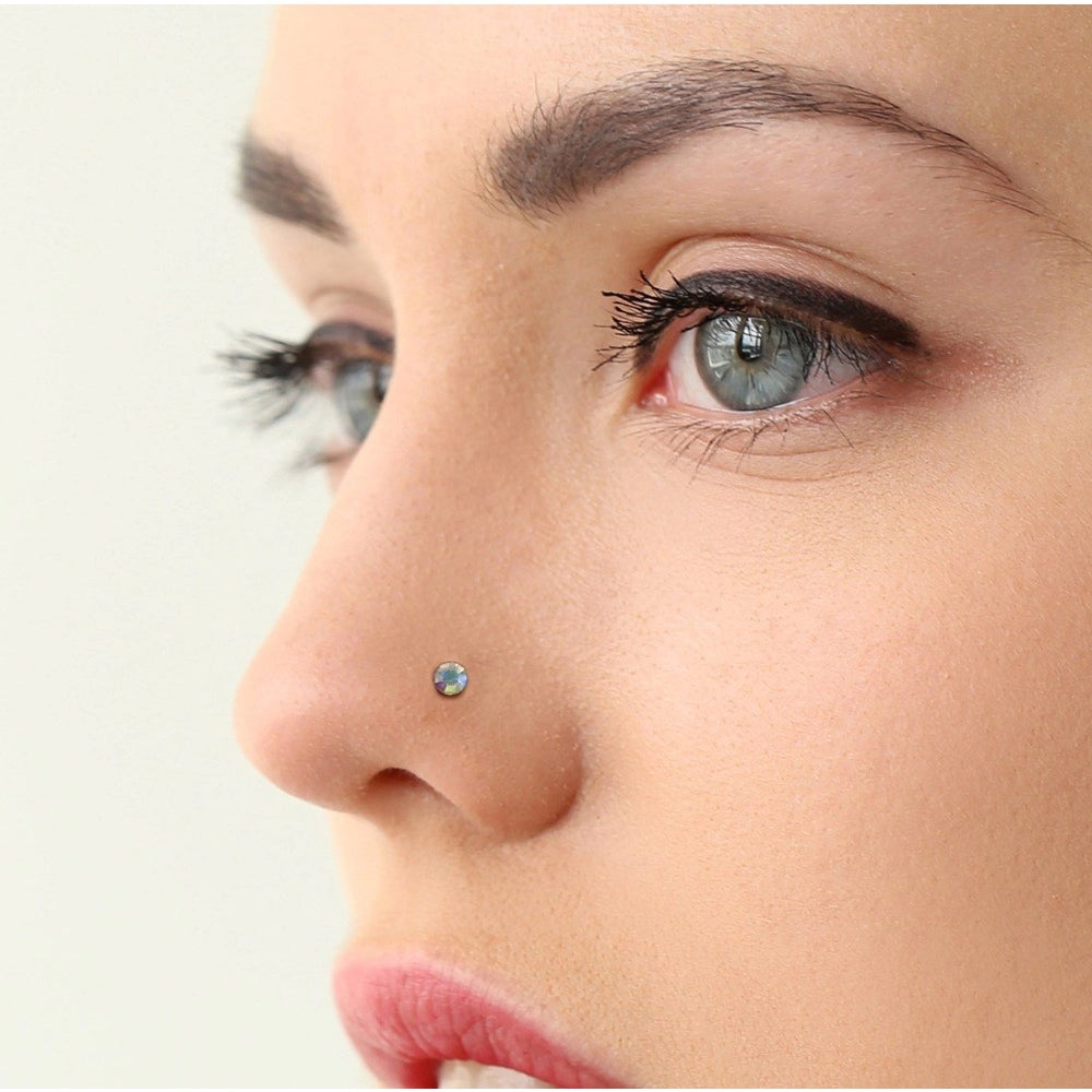 Generic Women's Multi Color Nose Pin Combo Of Aprox 40 Pieces