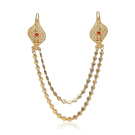 Women's Gold Color Gold Plated Hair Pin / Juda Pin