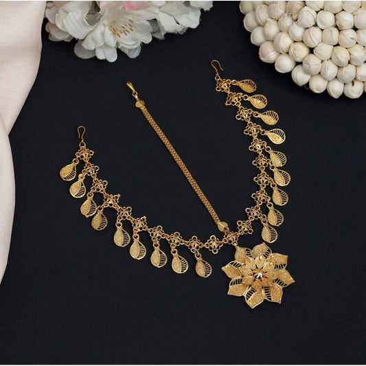 Women's Gold Color Matha Patti