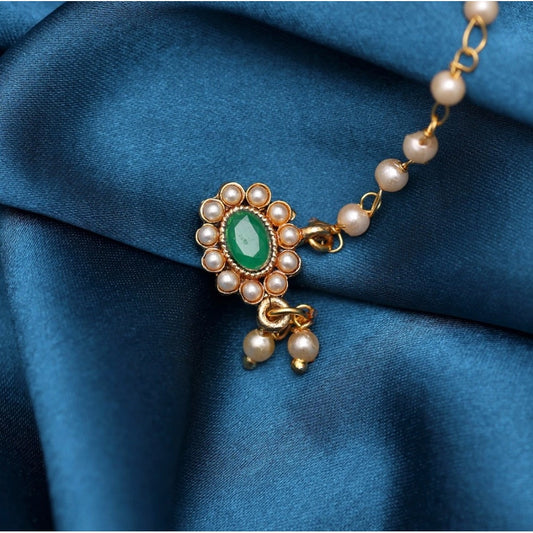 Women's Green Color Nose Nath