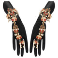 Generic Women's Multi Color Meenakari Work Hathphool Adjustable Chain