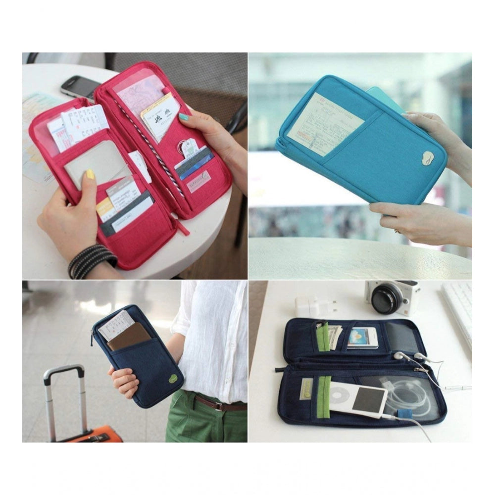 Generic Passport Holder, Passport Wallet, Travel Wallet Envelope Flip Cover Case Pouch As Well As for Credit Cards (Assorted)