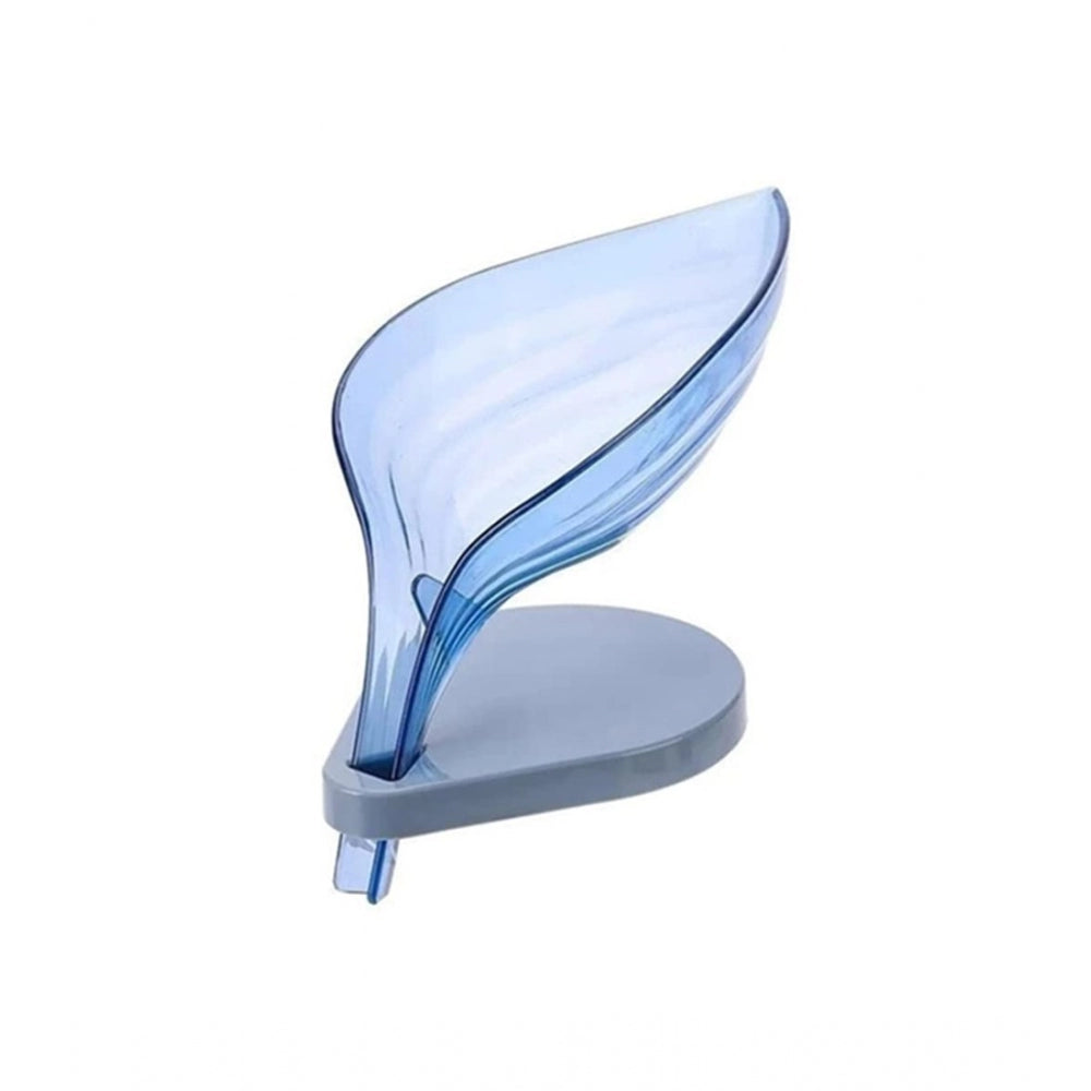 Generic Pack Of_2 Leaf Shape Soap Box Self Draining Bathroom Soap Holder (Assorted)