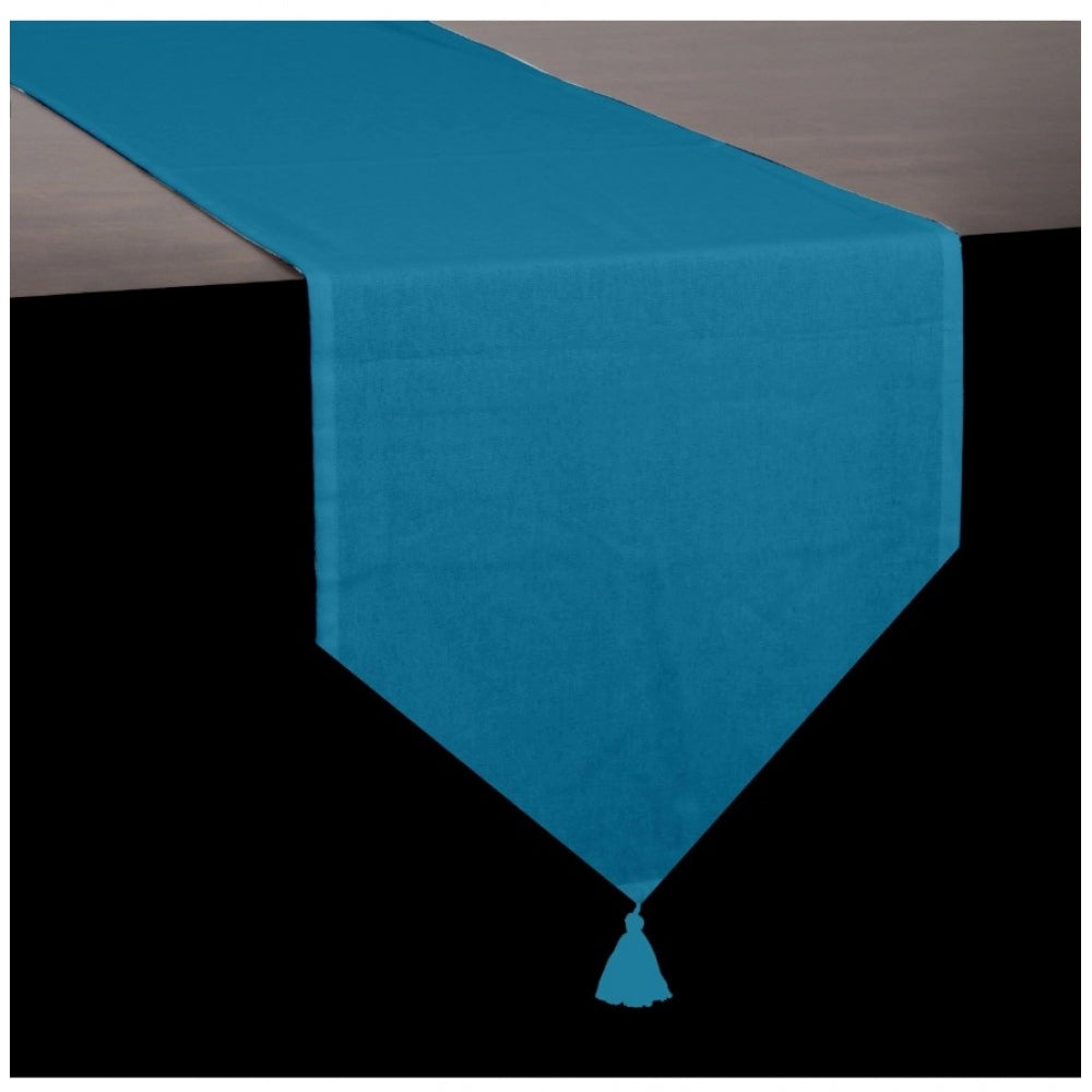 Generic Solid Cotton Table Runners (Blue)