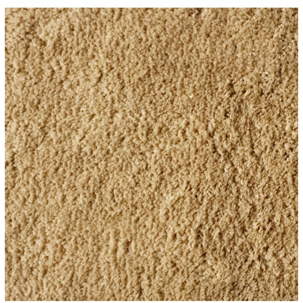 Generic Solid Polyester Bathmat (Beige)