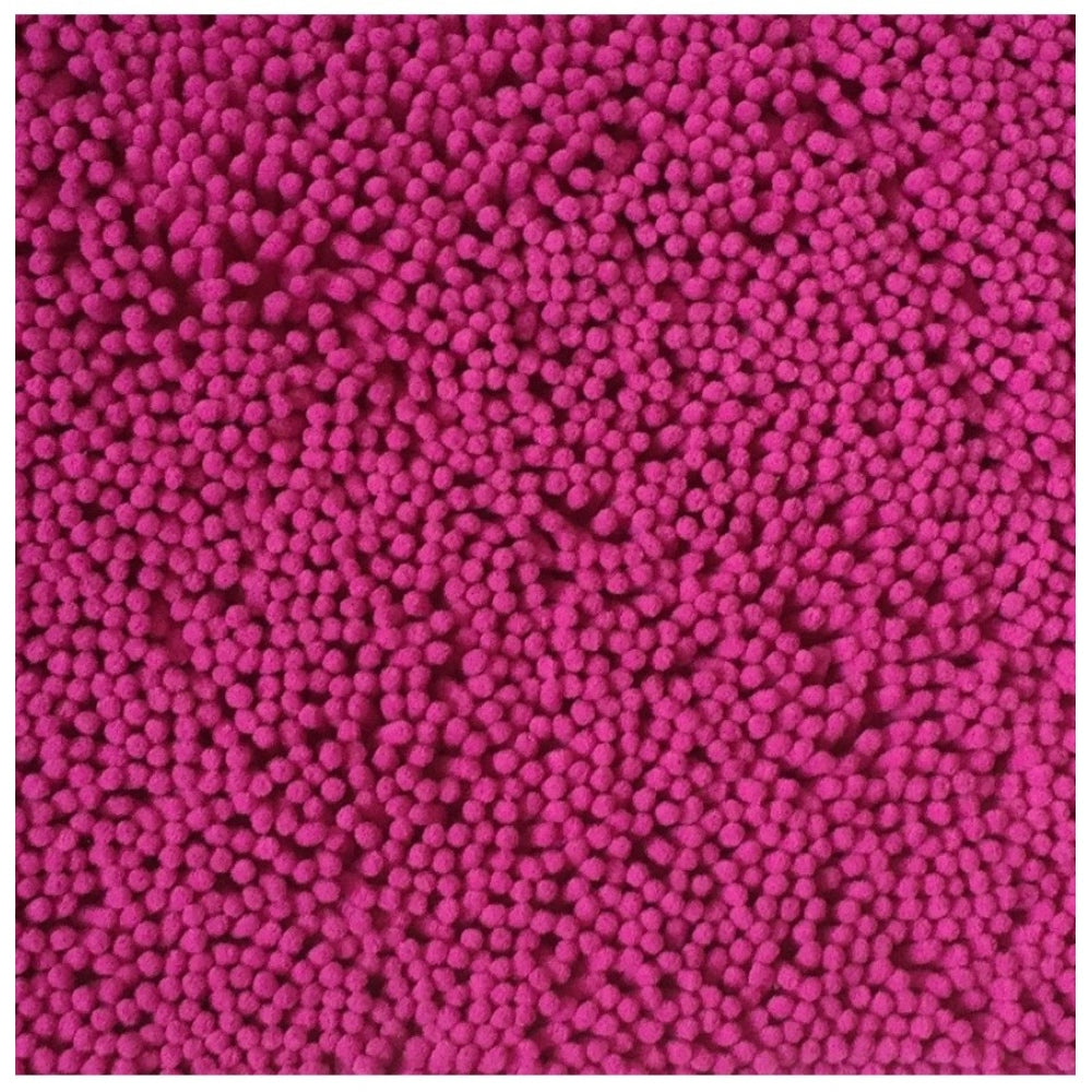 Generic Solid Polyester Bathmat (Pink)