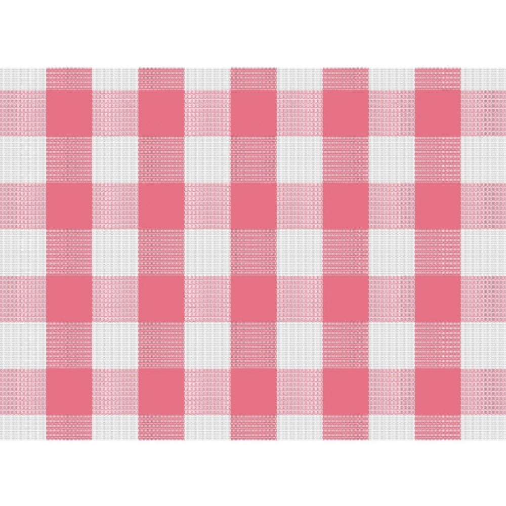 Generic Checked Cotton Place Mats Sets (Pink &amp; White)