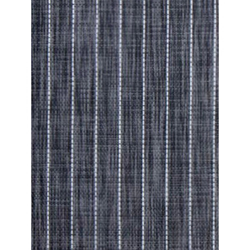 striped Vinyl Place Mats Sets (Black &amp; White)