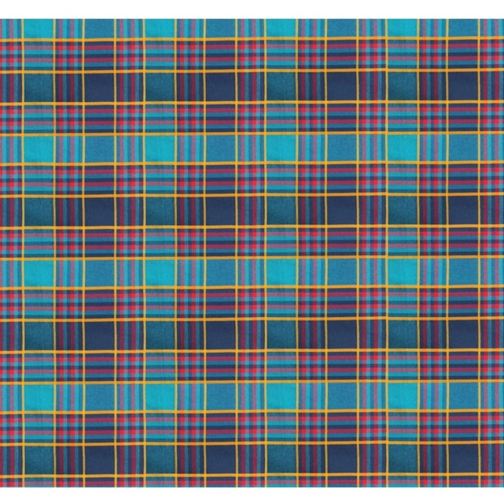 Generic Checked Cotton Checks Table Cloth (Multicolor)