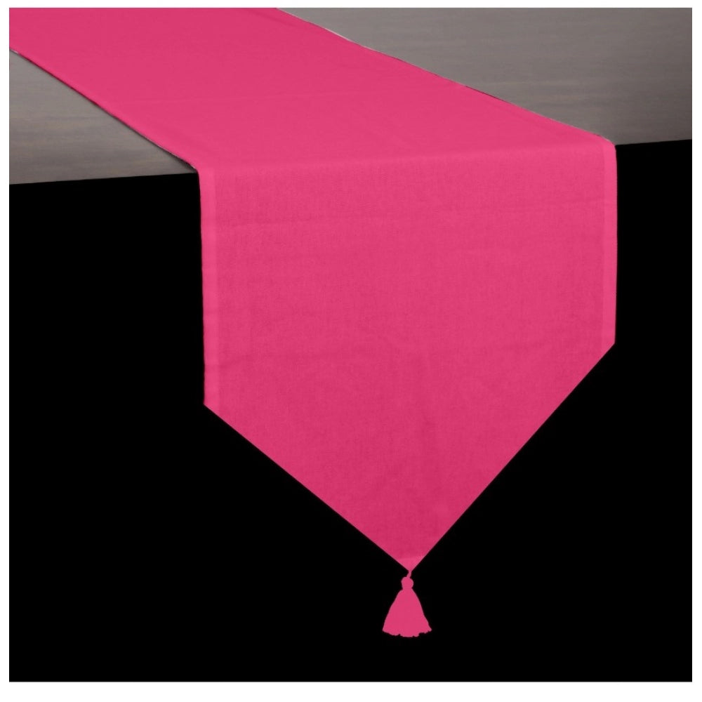 Generic Solid Cotton Table Runners (Dark Pink)