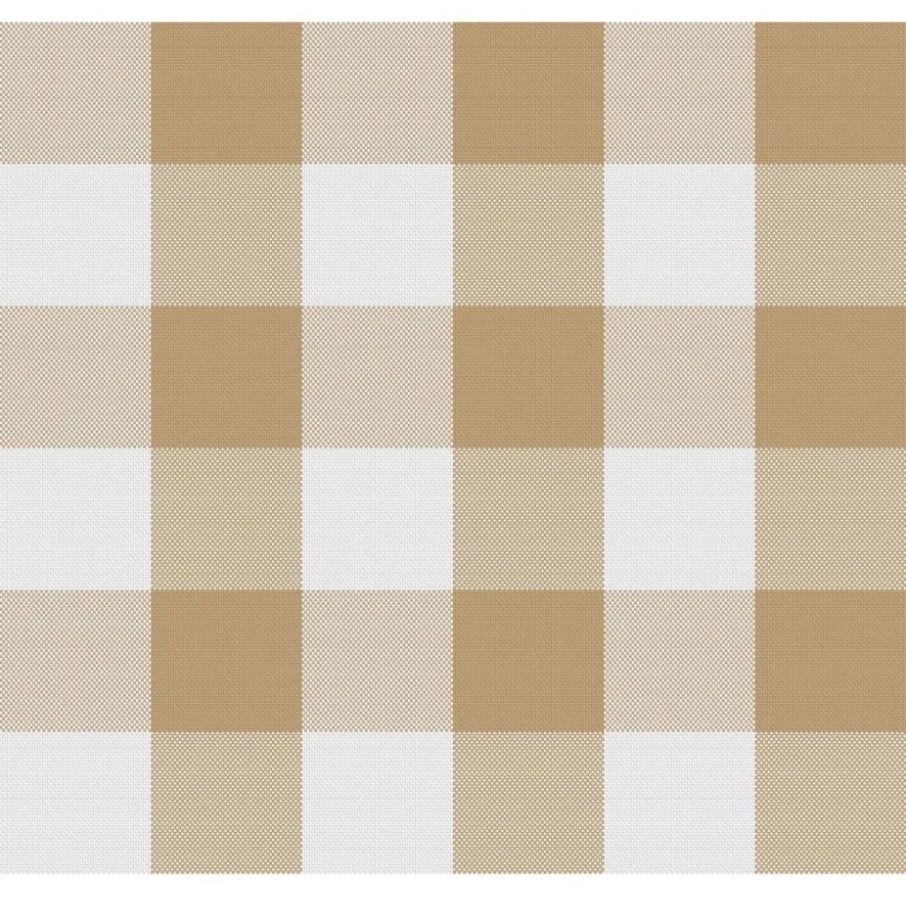 Generic Checked Cotton Checks Table Cloth (Beige)